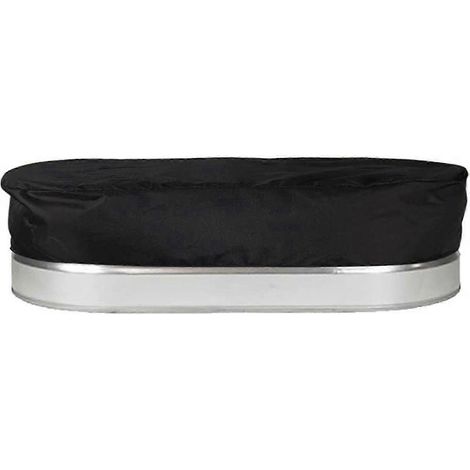 Couverture de spa robuste à cordon de serrage, résistante aux UV, réutilisable, imperméable et anti-poussière, en tissu Oxford, pour piscine extérieure ovale (type bassin), fournitures de jardin JR202 (1/5)