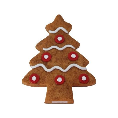 Dekofigur Pfefferkuchen-Tanne 15,5 x 12 x 3 cm Dekofigur