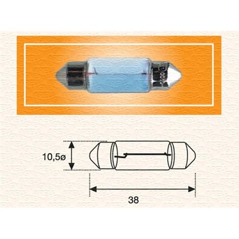 Ampoule, feu éclaireur de plaque Magneti Marelli 009423100000 009600310000