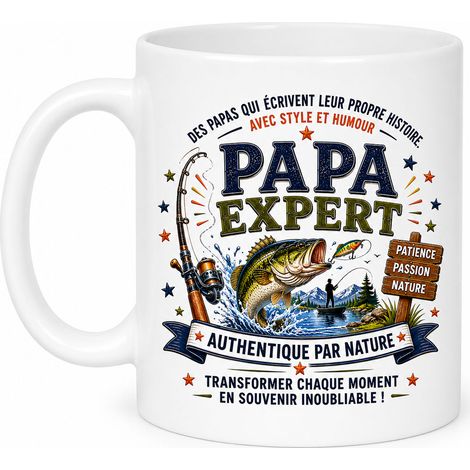 Mug papa expert pêcheur 350 ml (1/2)