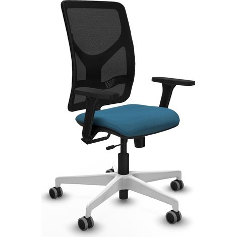 Chaise bureau piqueras y crespo Motilla Traslack noir mousse haute densité (1/2)