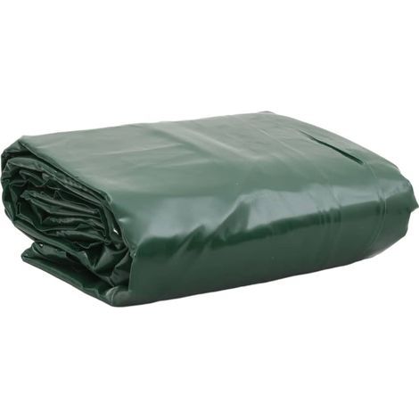 Bâche verte 1,5 x 6 m 650 g/m² (1/5)