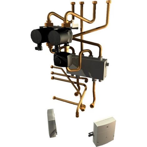 Bosch Accessoire d'installation CS 13 Kit de raccordement 2 circuits de chauffage, avec découplage hydraul., 7738112115