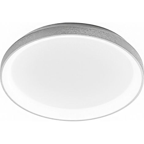 KRIZIA P/M PLAFONIERA LED 3000K 3300LM 38W DIMMERABILE D.48CM IN ALLUMINIO BIANCO (1/4)
