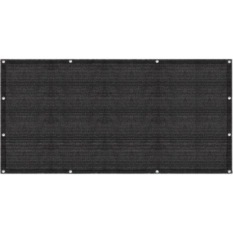 Jiubiaz Tappeto da campeggio 200x200 cm HDPE PEHD Nero Antimacchia per campeggio urbano