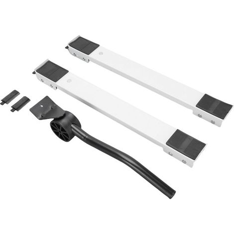 Roulettes réglables pour appareils électroménagers, largeur de 45 à 70 cm, capacité de 300 kg, faible niveau sonore, pour lave-linge, sèche-linge, réfrigérateur et meubles. (1/5)