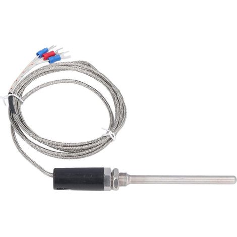 PT100 Thermoelement-Sonde, geschirmter, wasserdichter Temperatursensor, -200-450 °C, WZPT-10