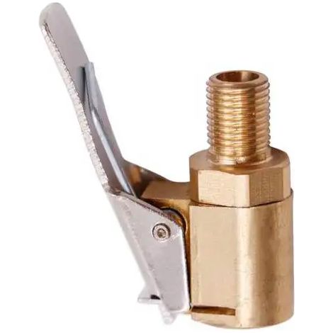 Valve de pneu, embout de pompe, pince, embout de gonflage, gonfleur de voiture, moto, vélo, adaptateur de pompe à air, connecteur fileté-AquaForge