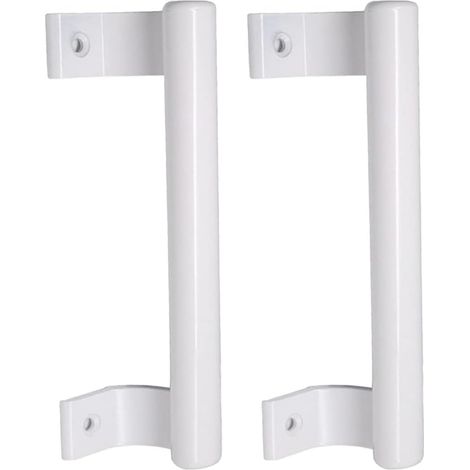 2 pièces poignée de porte coulissante 8 pouces matériau en alliage d'aluminium convient pour porte patio, porte en verre. Remplacement de certaines anciennes poignées de porte (1/5)