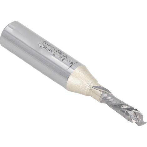 Fraise à découper 1/2 po à 2 fentes pour défonceuse, outil rotatif, acier au tungstène, outil de coupe CNC pour le travail du bois (1/5)