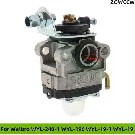 Carburateur Carb Carby Walbro WYL-240-1 WYL-196 WYL-19-1 WYL-19 tondeuse à chaîne (1/5)
