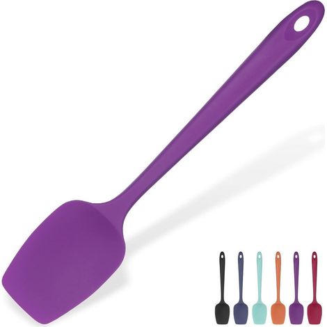 Silikon Löffelspatel 29cm, 315℃ hitzebeständig, Lila