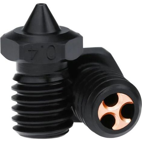 Kingroon E3D V6 CHT Nozzle Kingroon E3D V6 CHT Nozzle / Hardened Steel / 0.6/1.75mm (1/5)