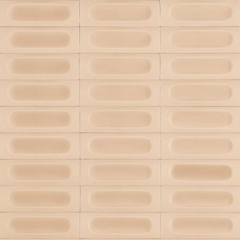Carrelage Effet Zellige Rosa Clair CONFETTO Rosa 5x15cm 3D (1/3)