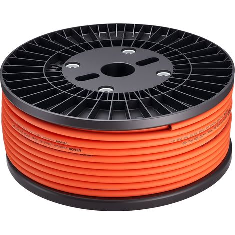 Manguera de aire VEVOR, híbrida, 6,35 mm x 76,2 m, 300 PSI, tres capas, flexible para todas las estaciones, para bricolaje en el hogar y el automóvil, 1/4 de pulgada (1/2)