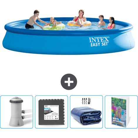 Intex Piscine Easy Set Ronde - 457x84 cm - 5-pièces SCB105 (1/4)