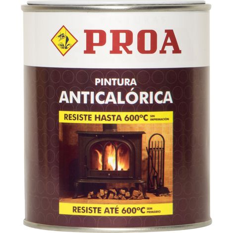 Esmalte silicona anticalórico 0.75 L NEGRO (1/3)