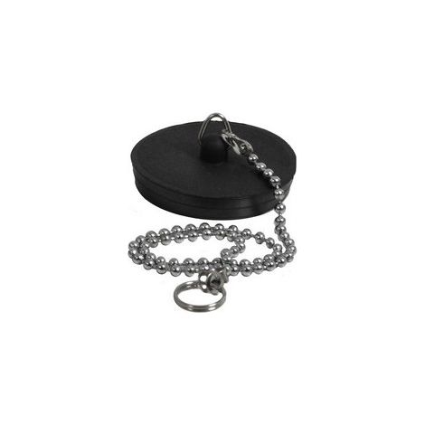 TAPPO GOMMA CON CATENA ED ANELLO Diam. 52 mm Ghidini