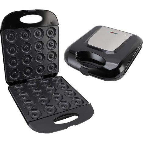 Electric Bakery with Non-Stick Coating, 1400W, Kitchen Appliance - Makes 16 Filled Donuts and Nuts, Nut Waffle Maker (1/5)