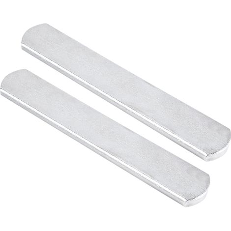 2 plaques en acier plaqué pour gilet lesté ajustable et protège-tibias, 15 cm (1/5)