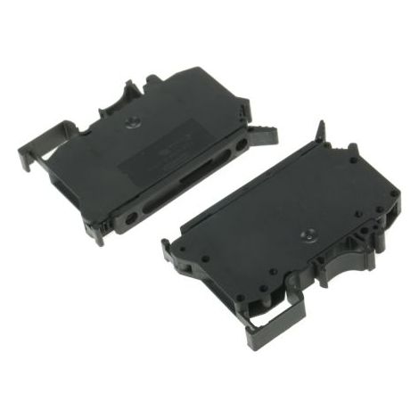 Bloc de jonction rail DIN à fusible Phoenix Contact UK6.3-HESI, 1.5mm², A visser, Noir ( Prix pour Paquet de 5 )