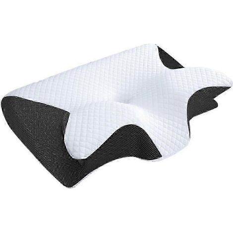 Oreiller pour l'apnée du sommeil, oreiller cervical pour l'apnée du sommeil, oreillers en mousse à mémoire de forme de qualité supérieure pour soulager les douleurs cervicales, oreillers ergonomiques (1/5)