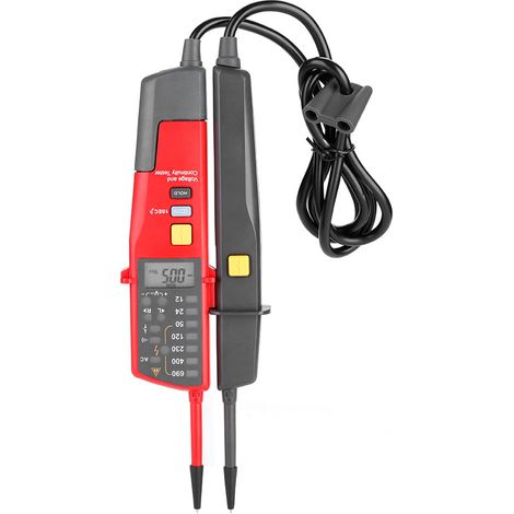 T UT18C Testeur de tension et continuité avec détection RCD, multimètre auto-range, voltmètre portable pour électricien (1/5)