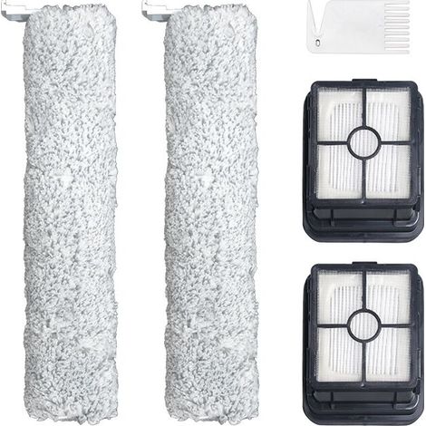 Accessori multifunzionali per tappetini di ricambio Bissell 2554A, 2 spazzole principali, 2 filtri + 1 spazzola