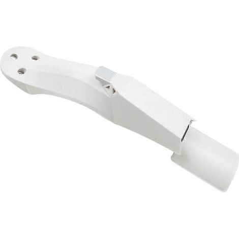 Garde-boue arrière pour scooter électrique M365/pro, avec feu arrière et cache-plaque d'immatriculation, blanc. (1/5)