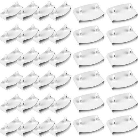 36 Lattenendkappen für Bettgestelle, Lattenhalterungen für Bettgestelle, Lattenkappen für 54-mm-Bettgestelle, 24 x Lattenendkappen, 12 x Mittelstützen, für 5,3 cm - 5,5 cm Lattenroste (1/5)