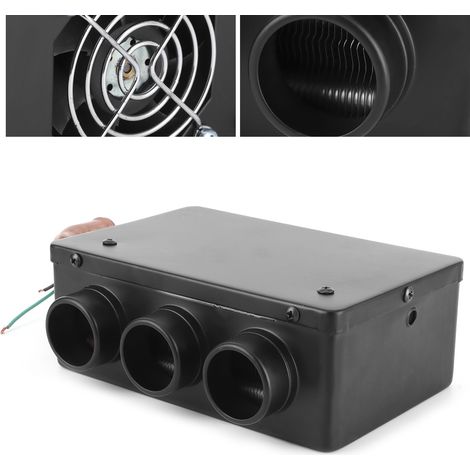 Tragbare Autoheizung (12 V, 50 W) – Schnelles Enteisen, leises Heizen im Winter, 3 Steckdosen