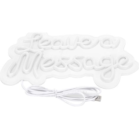 LED néon laisser un Message panneau lumineux pour mariage fête d'anniversaire chambre mur USB alimenté (1/5)