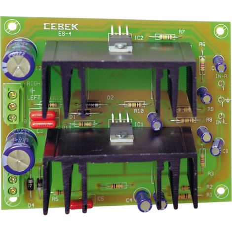 ES4 Stereo-Leistungsverstärker 2x15W 12V-35V