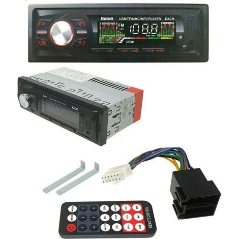 Stereo Auto Autoradio 4x60w Aux Mp3 Usb Sd Radio Fm Bluetooth Viva Voce Mod.5008 -