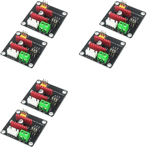 6 piezas DRV8825 A4988 Impresora 3D 42 Controlador de motor paso a paso Módulo de expansión para Arduino R3 Ramps1.4 Controlador de motor de CC()