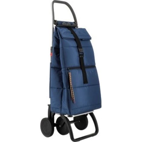 Carro compra 4 ruedas plegable acolchado big polar 4l azul (1/4)