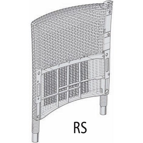 R FIANCO RS X ALLIBERT/KETER SET IOWA BALCONY CAPPUCC.