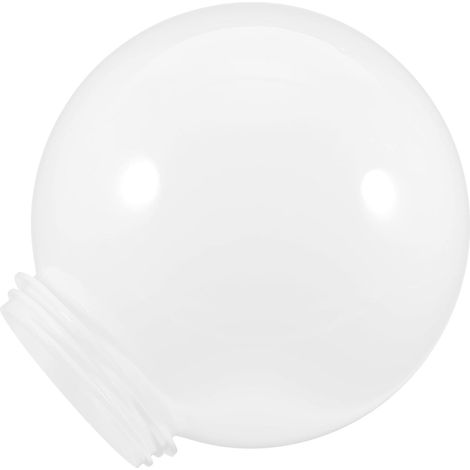 Abat jour décoratif en acrylique blanc en forme de boule de (1/5)