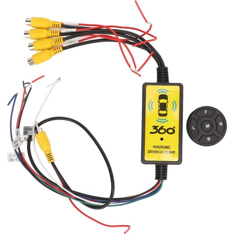 GARRYFIZH Commutateur Répartiteur Caméra 4 Entrées/Sortie, avec Télécommande (1/5)