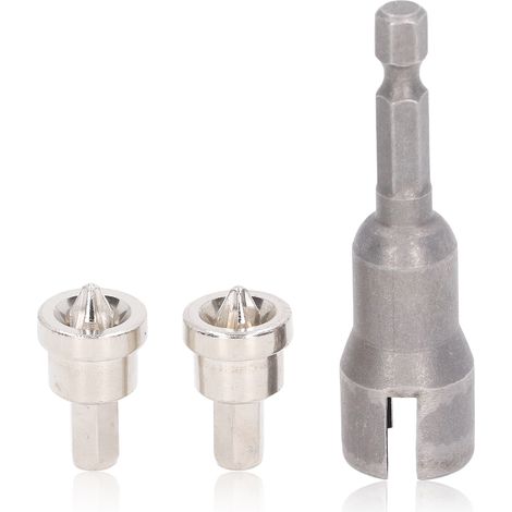 Jeu d'embouts de tournevis de positionnement de type ouvert PH2, pour l'installation de vis à plaques de plâtre, outils industriels. (1/5)