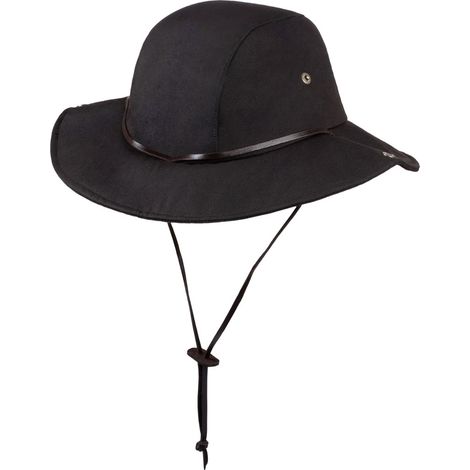 S: Cappello in cotone cerato impermeabile per cavaliere