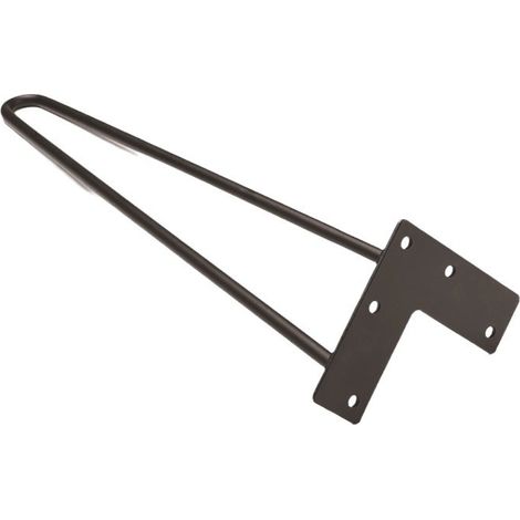 Tischbeine aus schwarzem Metall, 4 Stück, Stiftbeine, 15 cm, perfekt für Couchtische, Esszimmertische, moderne Schreibtische mit Schrauben und Schutz