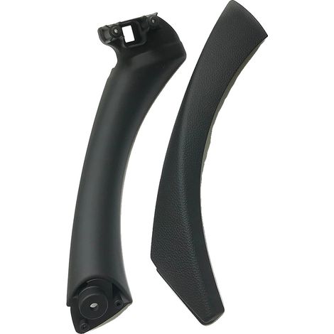 Tirador de puerta, material duradero, compatibilidad universal, negro, lado derecho. (1/2)