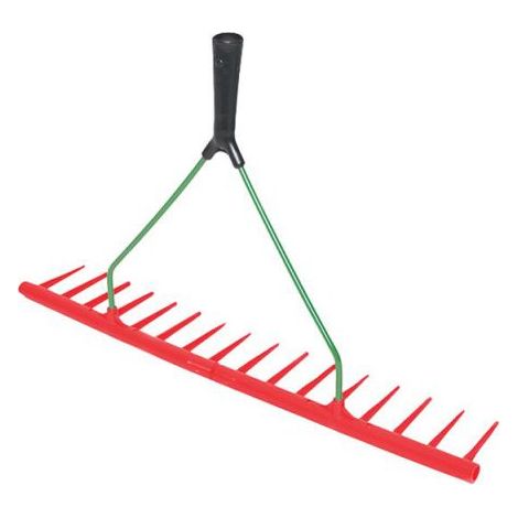 IDEAL Râteau en plastique 16 dents droites, unilatéral