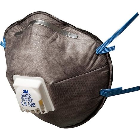 Masque coque à usage unique 9922 (boîte de 10) - FFP2 NR D