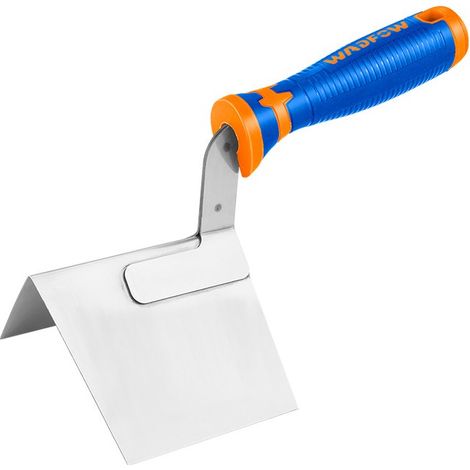 Paleta para esquinas exteriores WADFOW 4"x5" acero inoxidable pulido, ideal para masilla