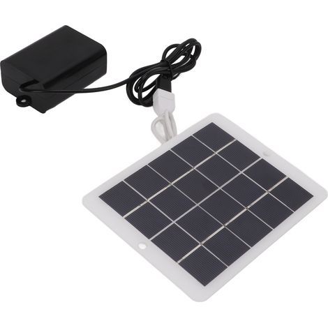Tragbare 3W5V Solar-Sauerstoffpumpe mit Ausgangsschnittstelle, ideal für Reisen, Camping und Radfahren. (1/5)