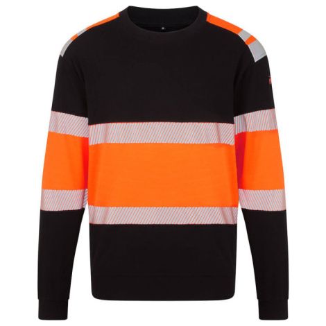 Sudadera PW3 Modaflame Knit HVO Clase 1 FR PORTWEST FR737 XXL Naranja/Negro (1/2)