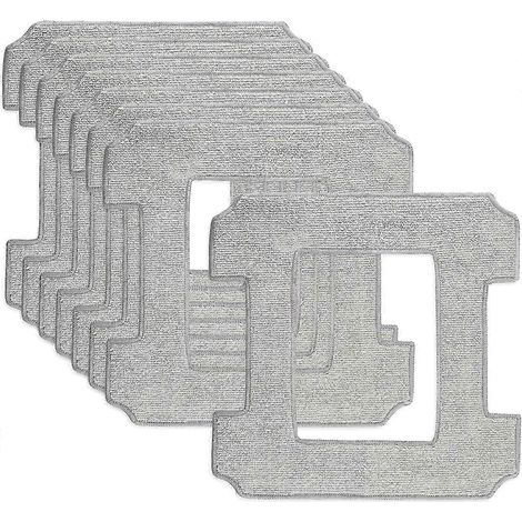 Kit de 8 lingettes de rechange en microfibre pour robot lave-vitres Ecovacs Winbot W1 Pro/W1/W2 Omni/W2 Mop (1/5)