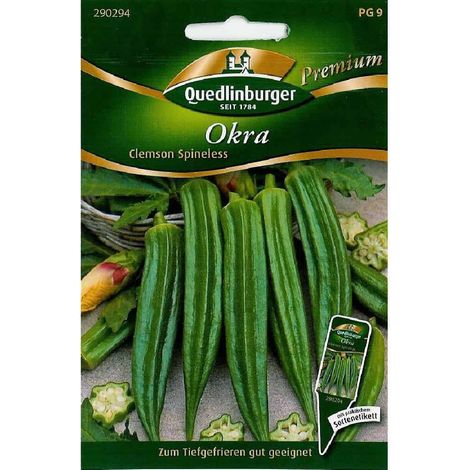 Quedlinburger Okra Clemson Spineless - Gemüsesamen (1/2)